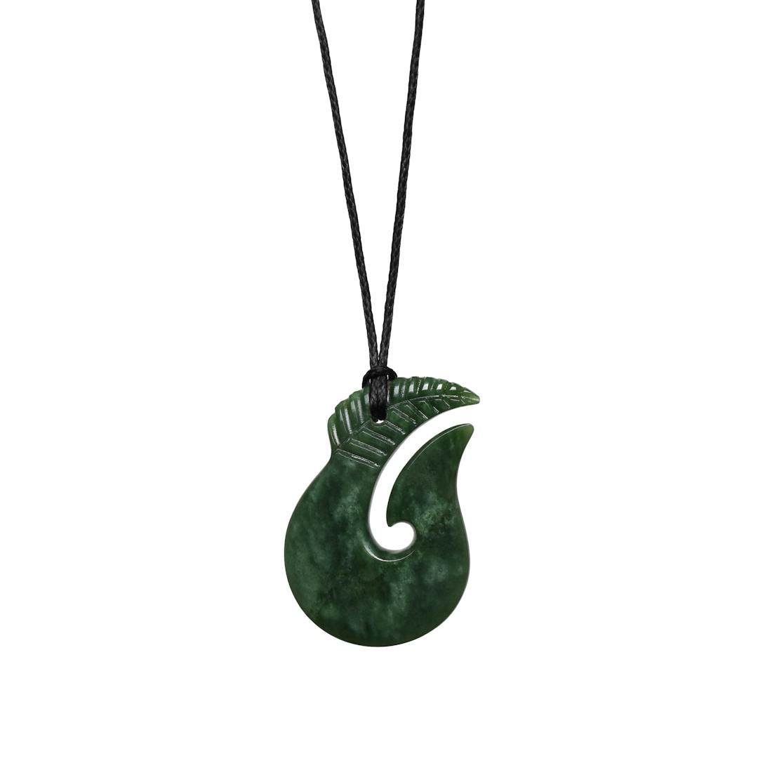 Hook (Hei Matau), Greenstone Pounamu, Jade Necklaces