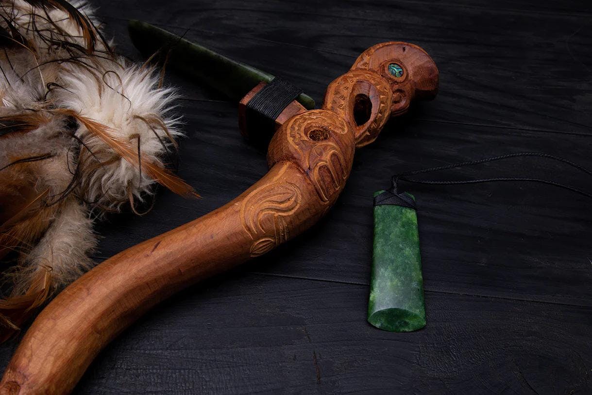 Pounamu and Weapon ornament