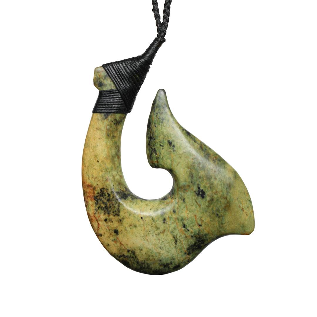New Zealand Jade Large Hook Necklace