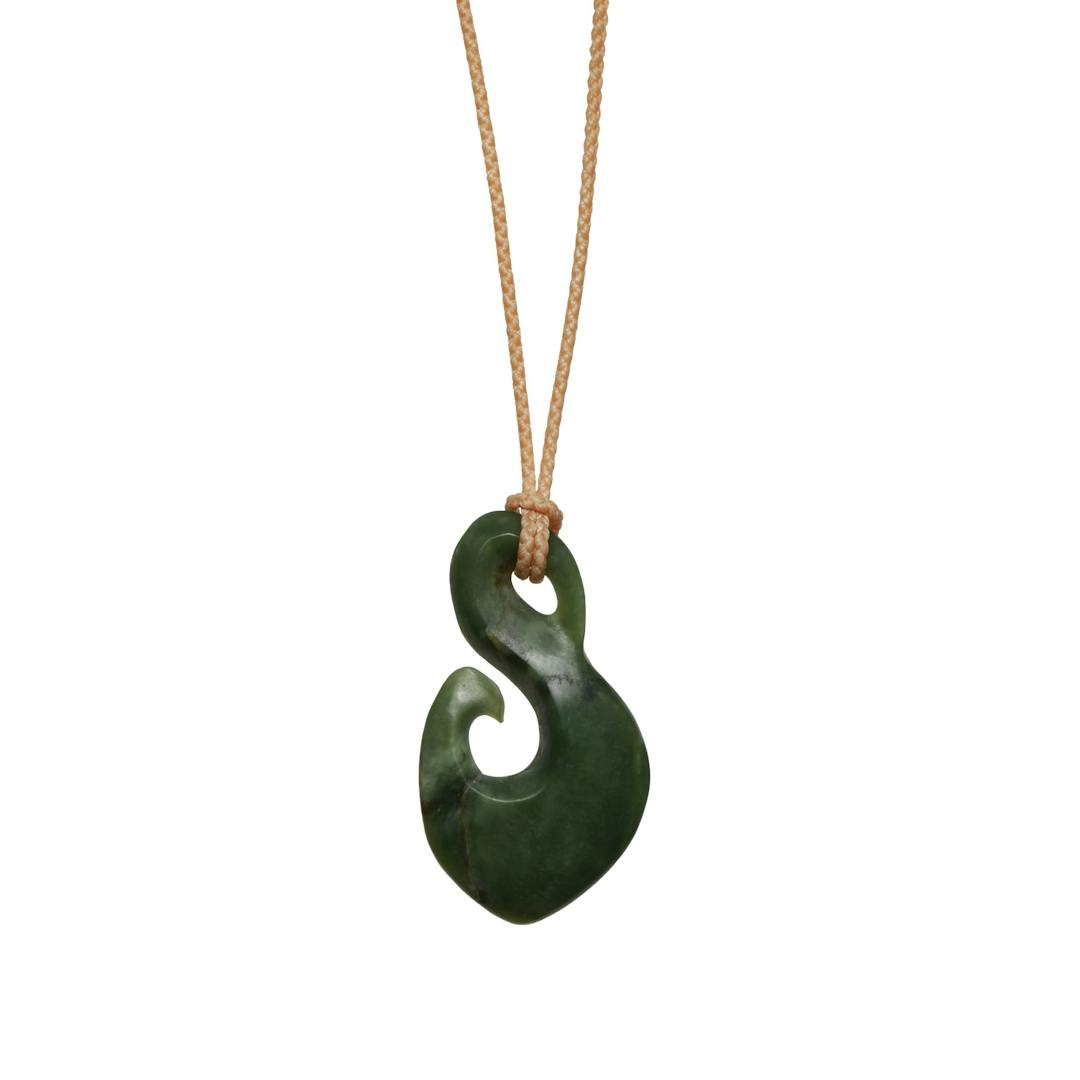 New Zealand Jade Small Hook Necklace