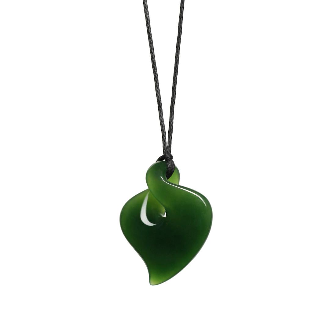 New Zealand Jade Single Twist Necklace