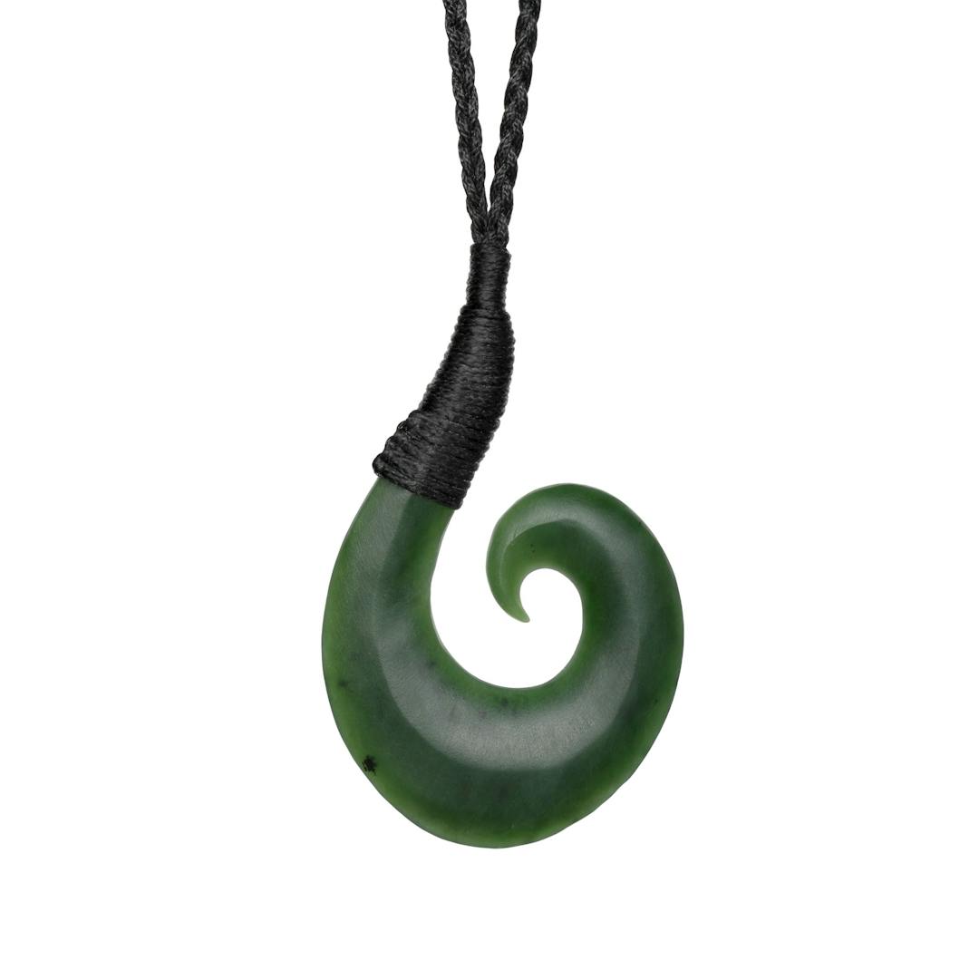 New Zealand Jade Hook Pendant