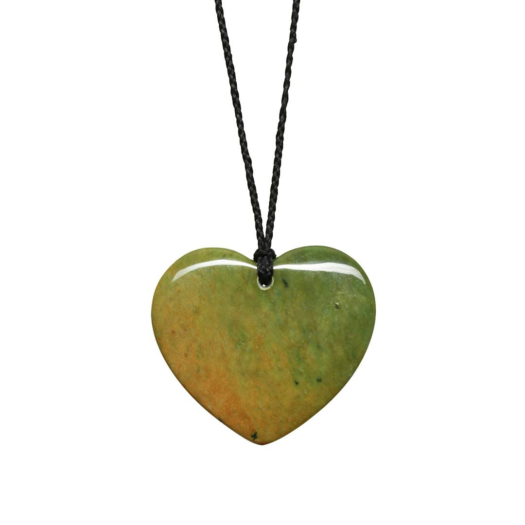 New Zealand Jade Heart Pendant