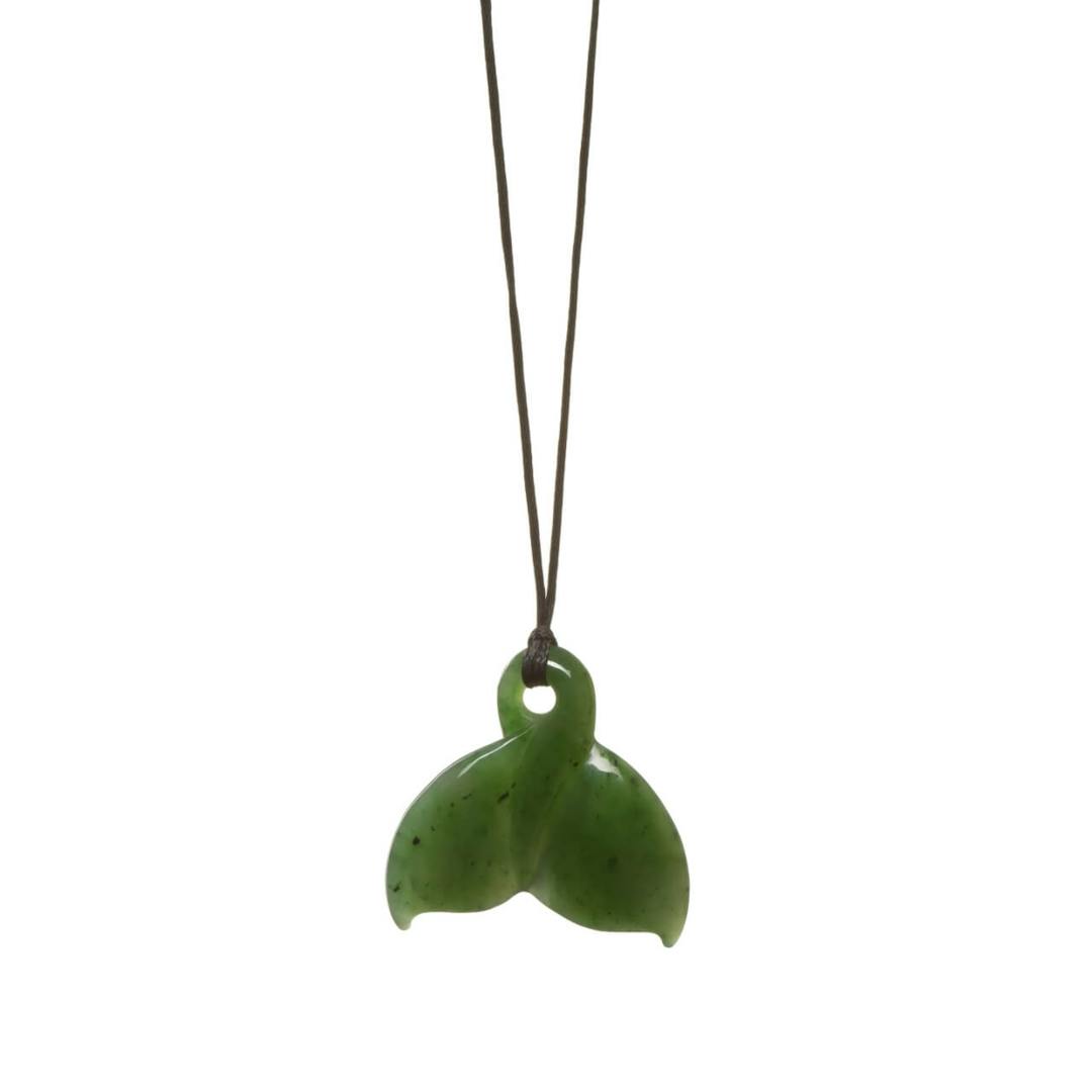Canadian Jade Whale Tail Necklace